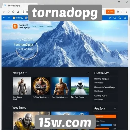 Novas funcionalidades do site tornadopg em destaque